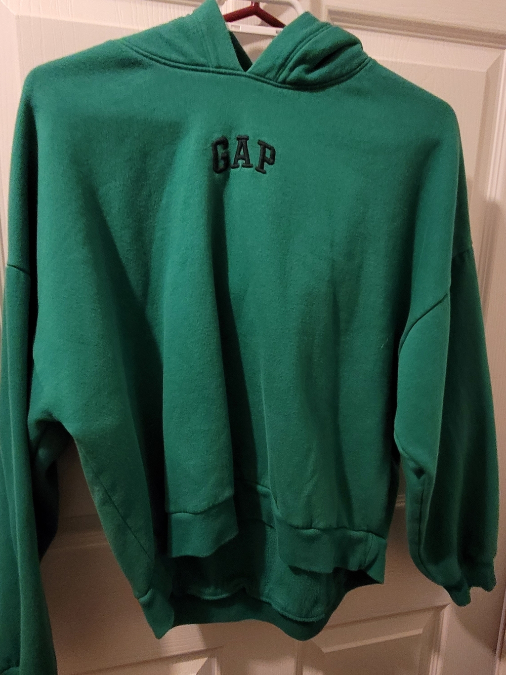 GAP Women's Green Crewneck Hoodie